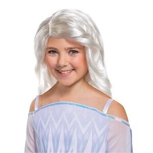 Disney Kids Frozen 2 Elsa Halloween Costume Wig NEW